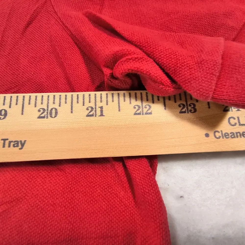 Polo Ralph Lauren Classic Fit Collared Polo Shirt Mens Size Large L Red Black
